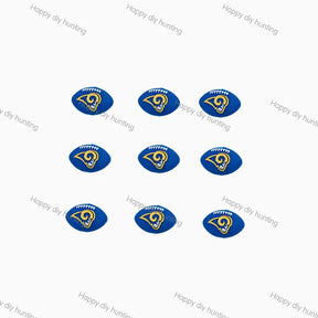 Los Angeles Rams  Silicone Focal Beads, Wholesale Silicone Focal Beads for Pens