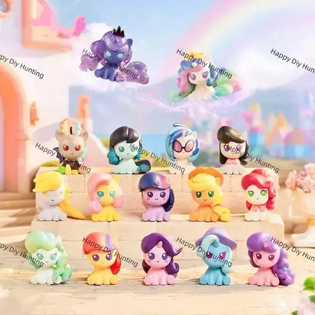 Sweet Rainbow Pony Themed Craft Topper for Beadable Pens