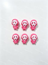 Pink Ghostface 3D Printed Pen Topper (No Hole)