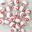 MLB baseball team round shape focal Silicone Focal Beads Wholesale
