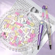 Macaron Cylinder Tube Large Hole Acrylic Spacer Beads, pastel solid barrel decorative beads for DIY beadable pen, bag charm and keychain wholesale