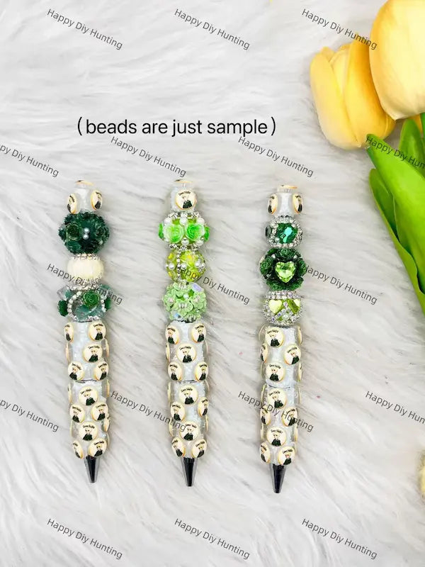 DIY Matching Combination of Metal Bead Pen & Handmade Bead Accessories