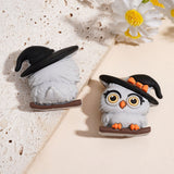 Magical 3d owl on branch silicone focal beads for handmade bracelets keychains