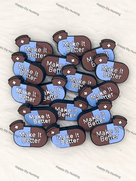 Make It Better Silicone Focal Beads Wholesale for Nurse Pen DIY