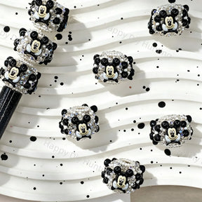 Mickey Mouse Round Rhinestone Beads for DIY Beadable Pens