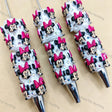 Minnie Character Beadable Pens Wholesale, Matches All Focal Beads & Pen Toppers