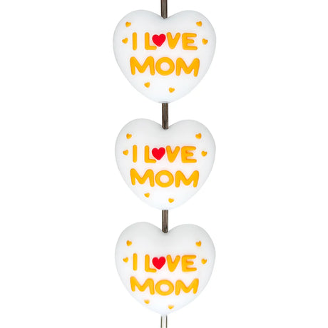 3D I Love Mom Heart Decorative Pen DIY Craft Accessories