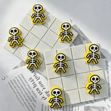 multi color mini skeleton shaped silicone focal beads for diy beadable pen handmade craft wholesale