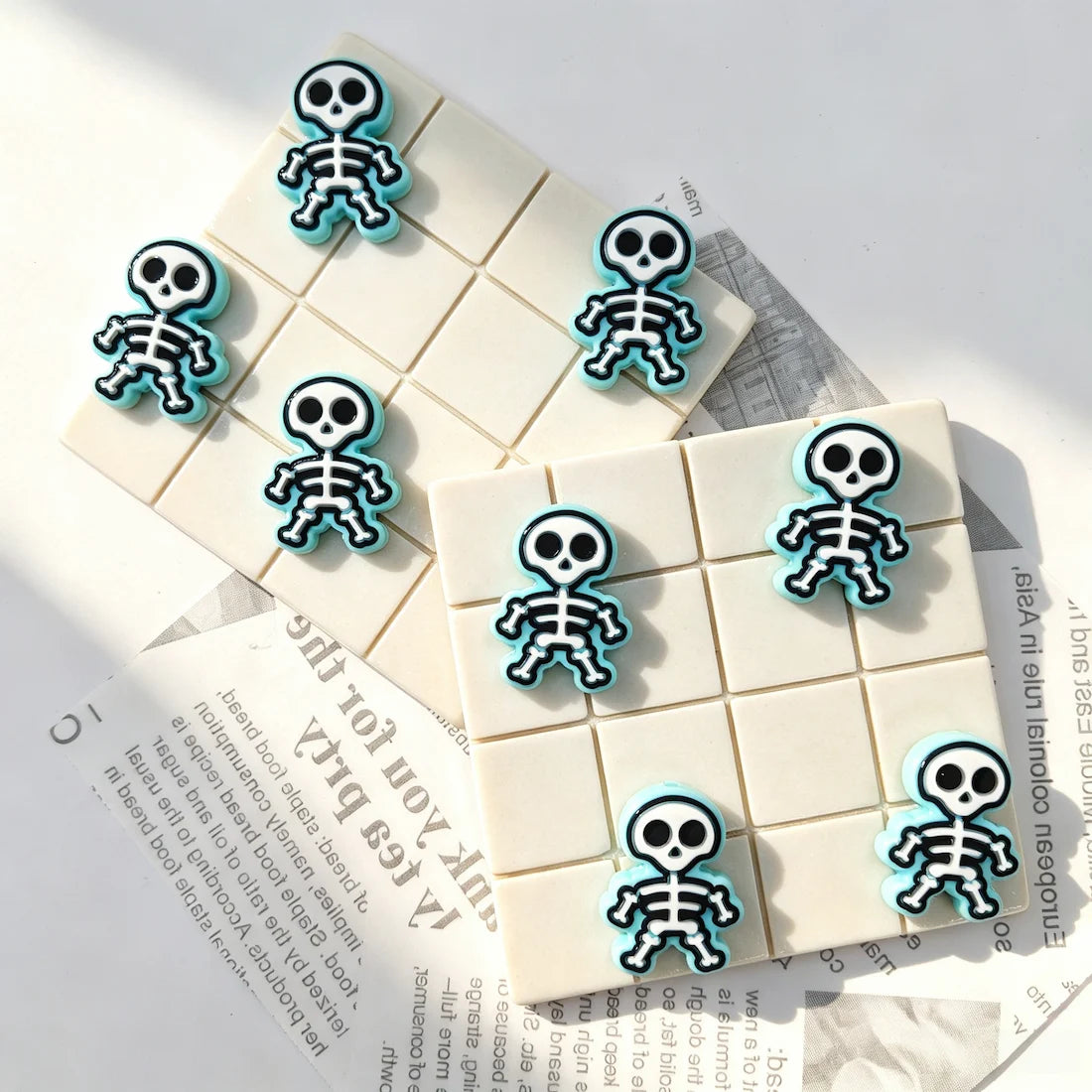 multi color mini skeleton shaped silicone focal beads for diy beadable pen handmade craft wholesale