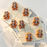 multi color mini skeleton shaped silicone focal beads for diy beadable pen handmade craft wholesale