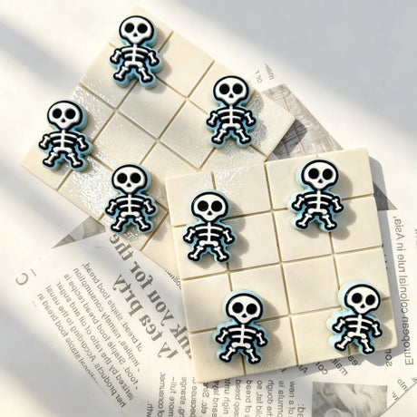 multi color mini skeleton shaped silicone focal beads for diy beadable pen handmade craft wholesale