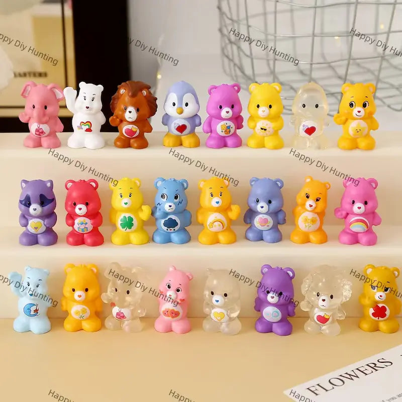 Multicolor Cute Animal Mini Figure Pen Topper for Stationery & Beadable Pen DIY Decor