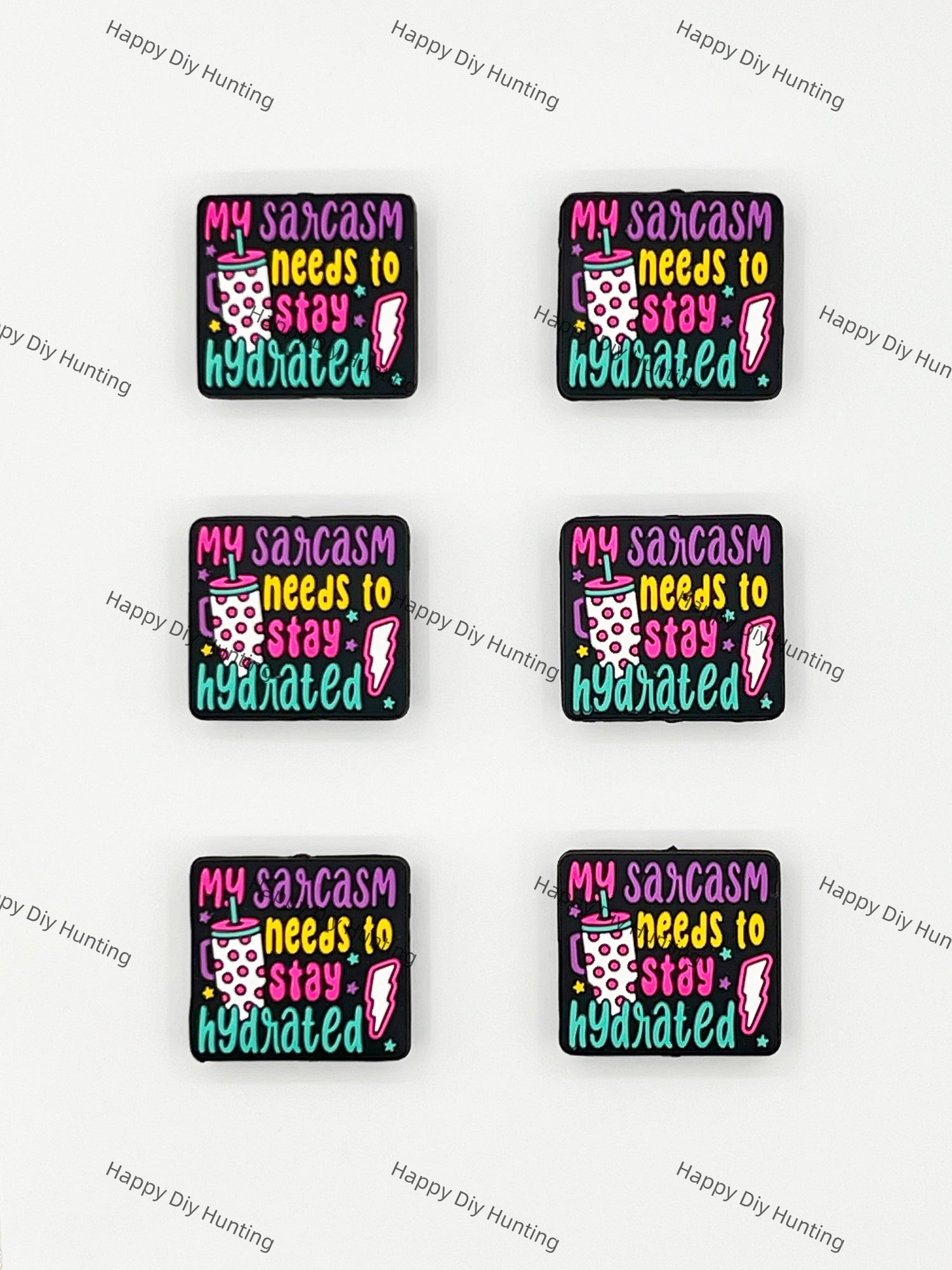 My Sarcasm Needs To Stay Hydrated Silicone Focal Beads Wholesale, silicone focal beads for pens