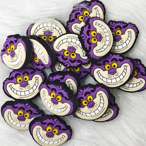 Mysterious Grin Cat Silicone Focals for Fantasy Striped Cat Beadable Pen
