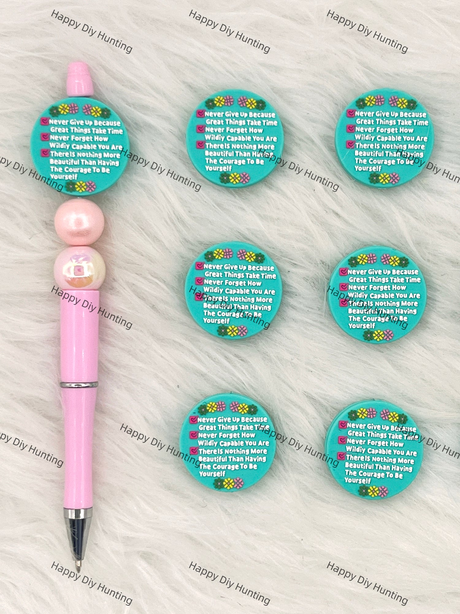 Never Give Up Because Great Things Take Time Never Forget How Wildly Capable You Are There’s Nothing More Beautiful Than Having The Courage To Be Yourself Silicone Focal Beads Wholesale, silicone focal beads for pens