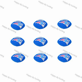 New England Patriots Football team silicone focal beads wholesale for beadable pens DIY crafts