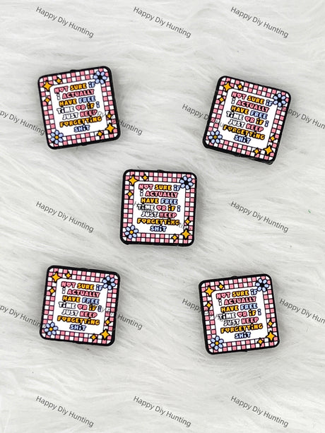 Not Sure If I Actually Have Free Time Or If I Just  Keep Forgetting Shit Silicone Focal Beads Wholesale, silicone focal beads for pens