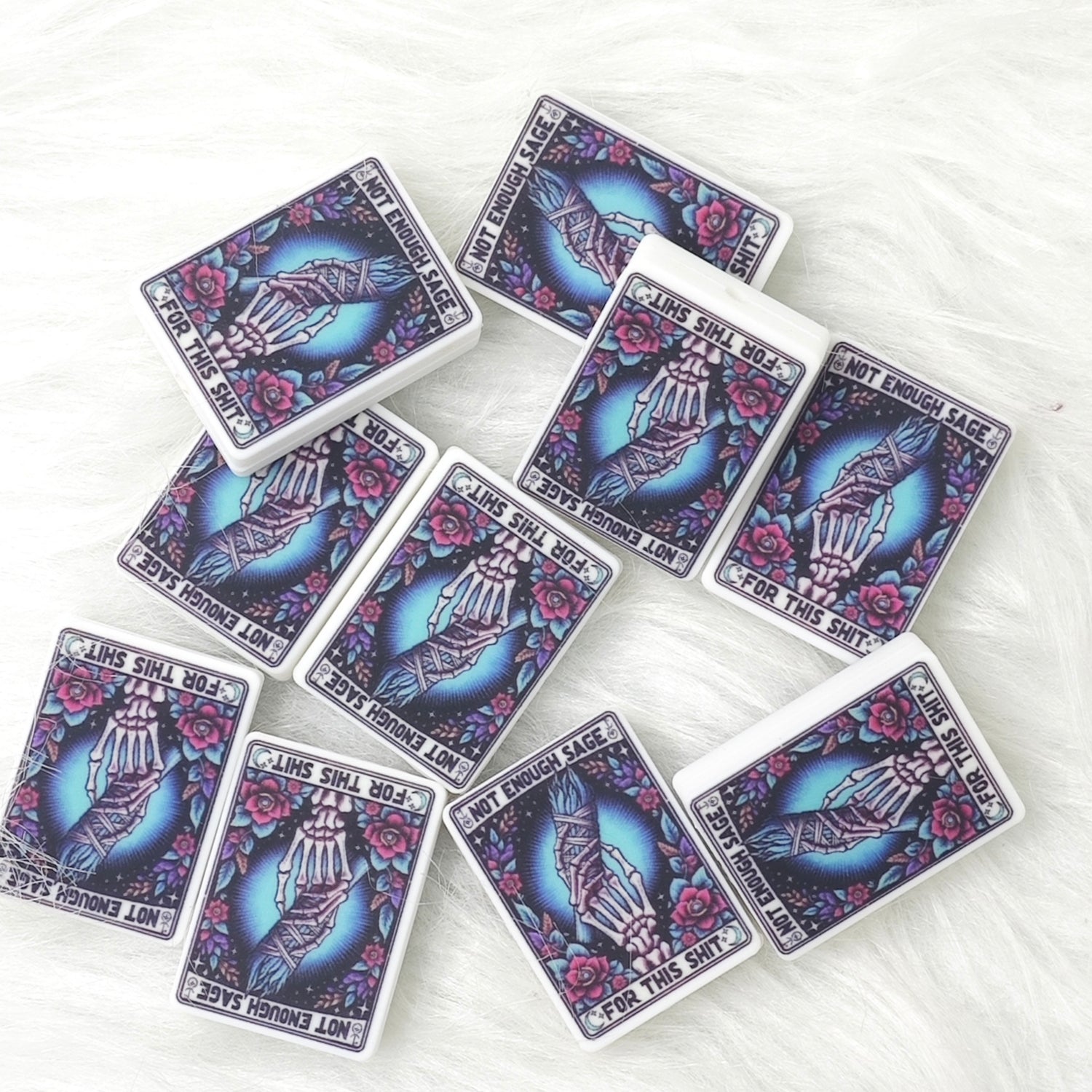 Not enough sage for this shit Silicone Focal Beads Wholesale