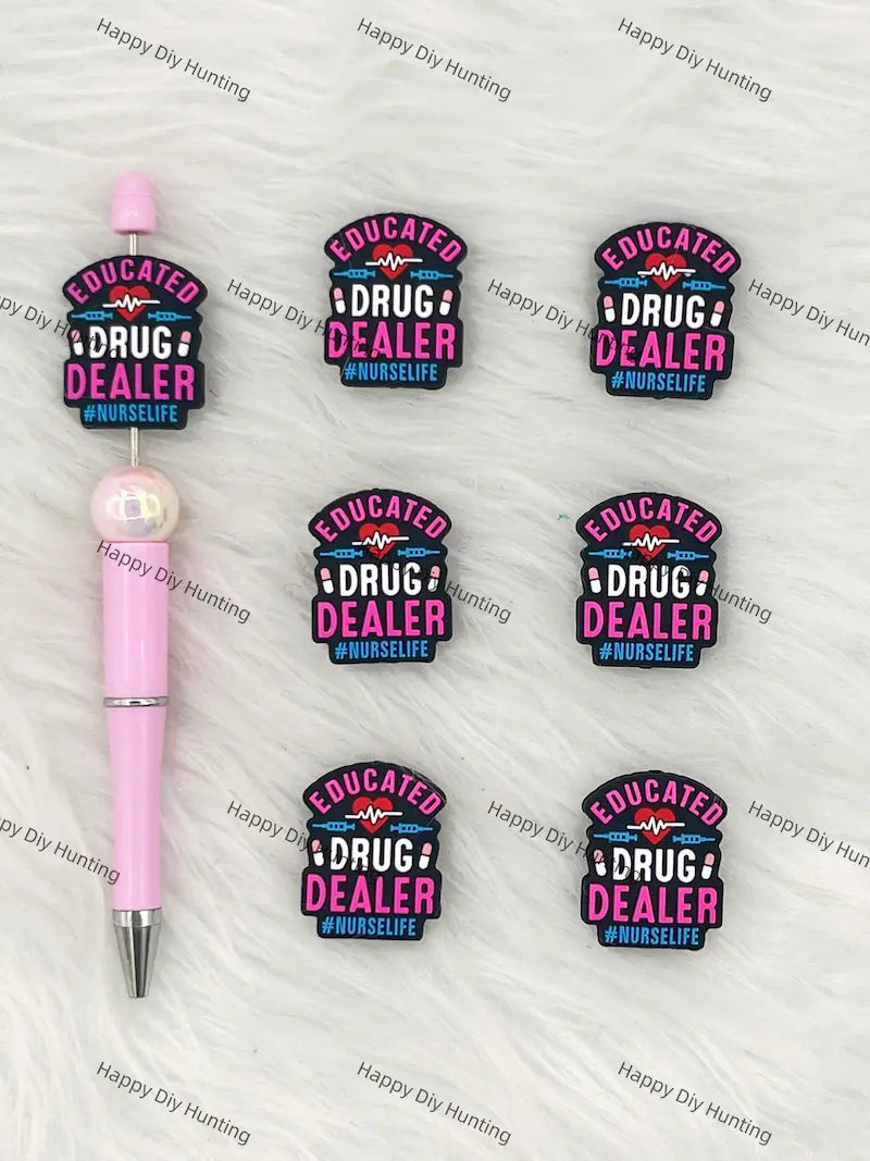 Nurse Life Medical Professional Silicone Focal Beads Wholesale for Pen DIY