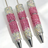 Ombre Rhinestone Beadable Pens Wholesale, Matches All Focal Beads & Pen Toppers