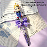 fantasy villain figure pre‑made beadable pens, finished handmade decorative collectible pens for gift and collection