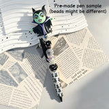 fantasy villain figure pre‑made beadable pens, finished handmade decorative collectible pens for gift and collection