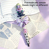 fantasy villain figure pre‑made beadable pens, finished handmade decorative collectible pens for gift and collection