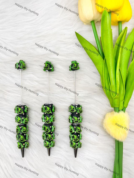 Oogie Boogie Beadable Pen | Premium DIY Stationery Decor Supplies