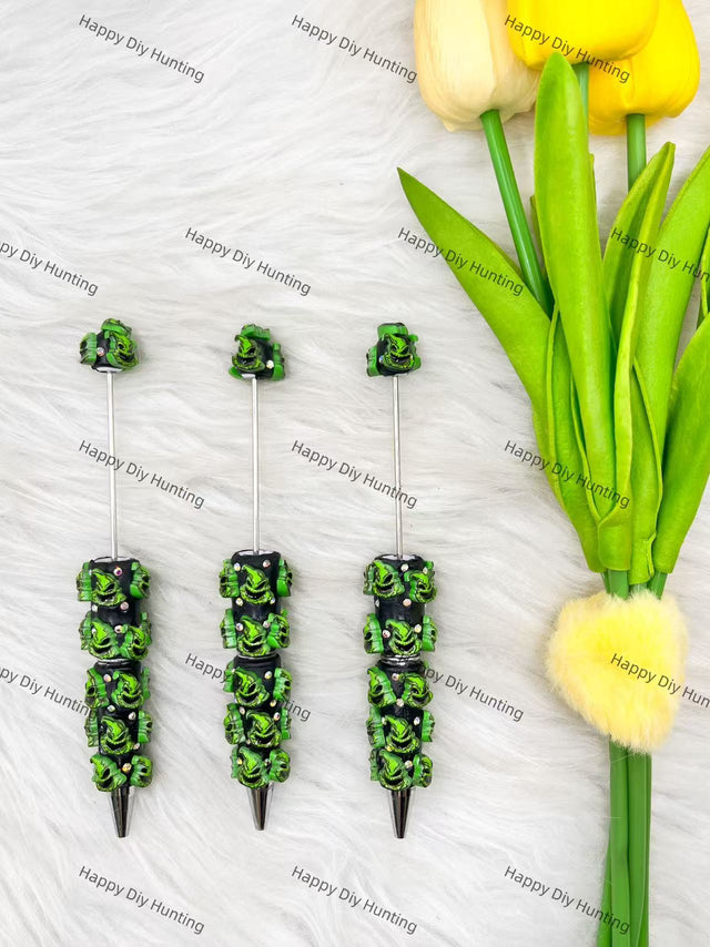 Oogie Boogie Beadable Pen | Premium DIY Stationery Decor Supplies