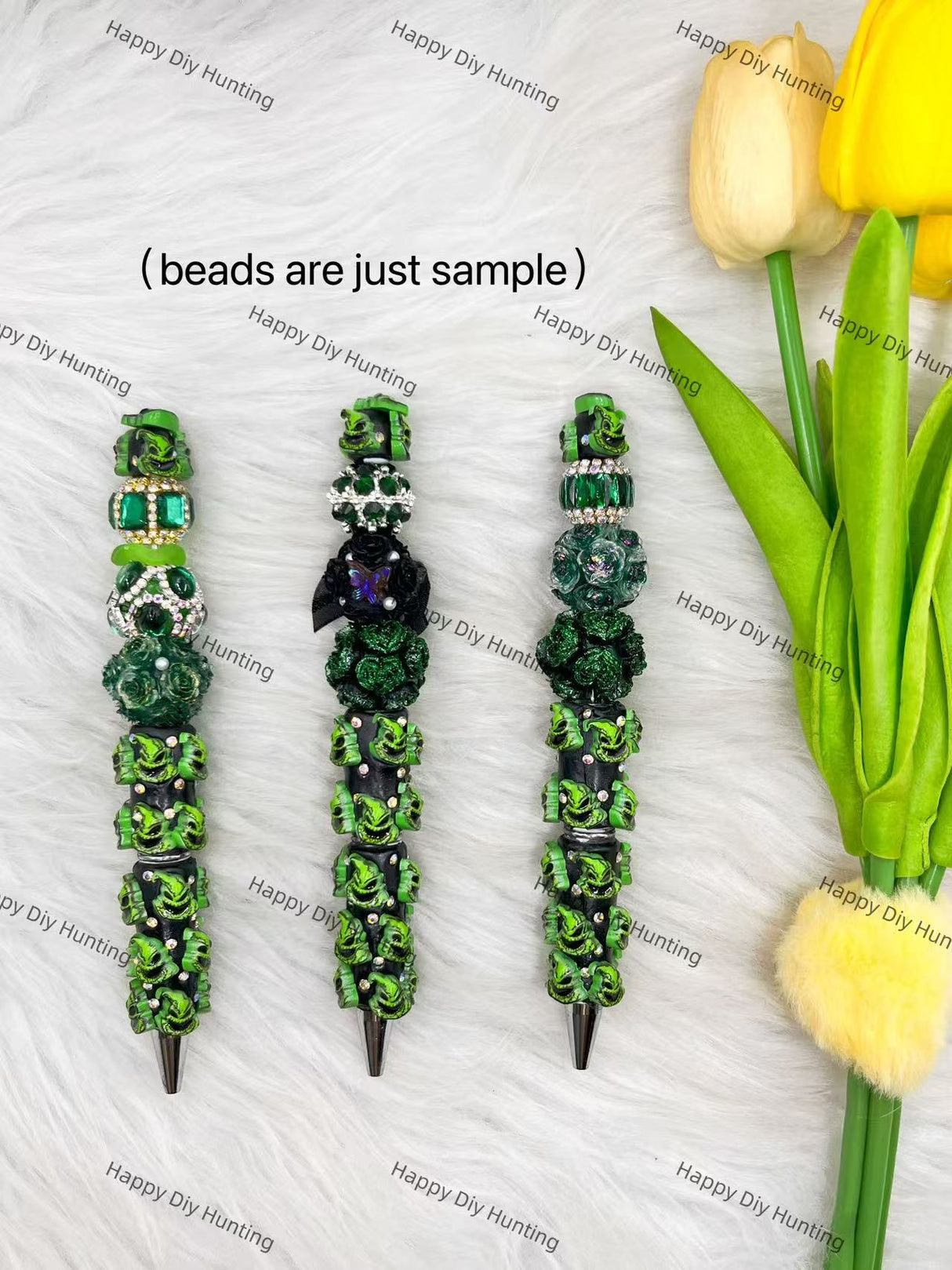Oogie Boogie Beadable Pen | Premium DIY Stationery Decor Supplies