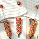 Orange Heart Bow LV Beadable Pens Wholesale,Matches All Focal Beads & Pen Toppers