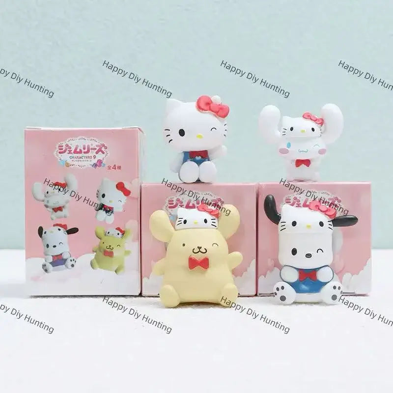 Pastel Kawaii Round Face Character Pen Topper for Cute Stationery & Beadable Pen Craft Decor