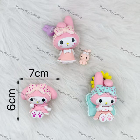 Pink-themed Melody and Kuromi Series Pen Topper