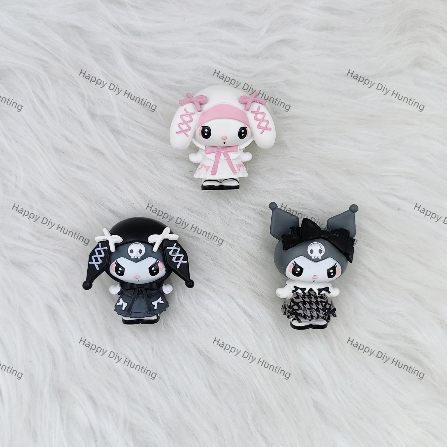 Pink And Black Kuku Pen Topper(No Hole)