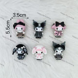 Pink And Black Kuku Pen Topper(No Hole)
