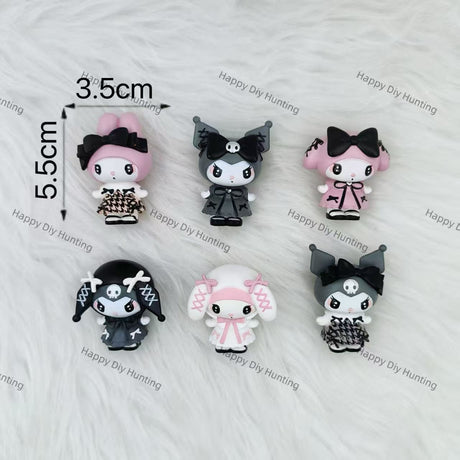 Pink And Black Kuku Pen Topper(No Hole)