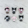 Pink And Black Kuromi Pen Topper