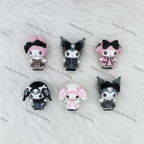 Pink And Black Kuromi Pen Topper