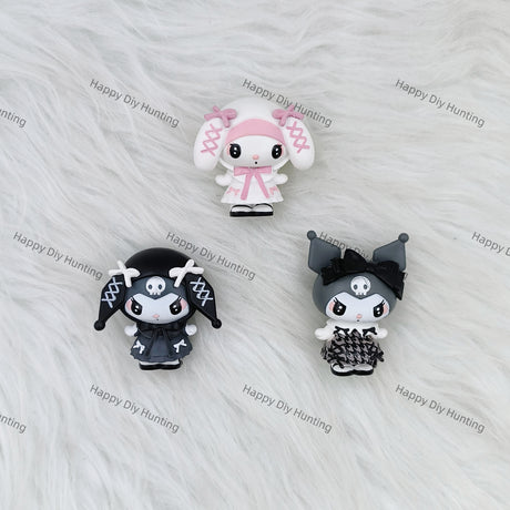 Pink And Black Kuromi Pen Topper