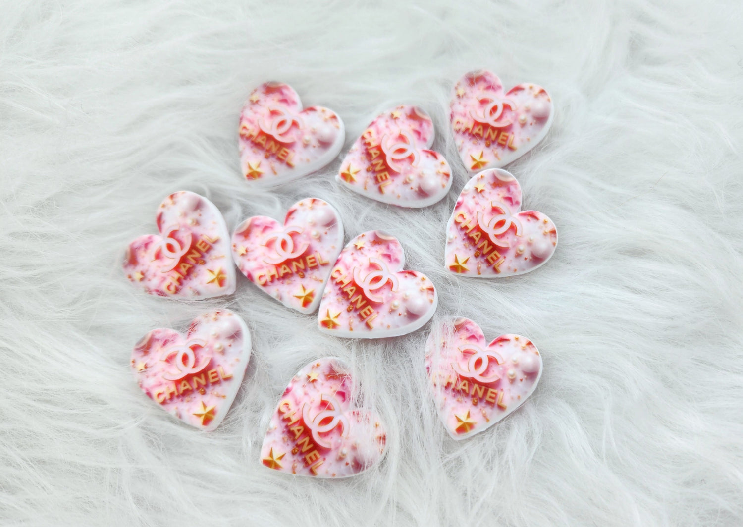 Pink CC Designer Silicone focal Beads Wholesale, designer Focal Beads