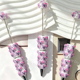 Pink Heart Bow LV Beadable Pens Wholesale,Matches All Focal Beads & Pen Toppers