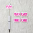 Pink ribbon breast cancer awareness Silicone Focal Beads, Nurse Focal Beads