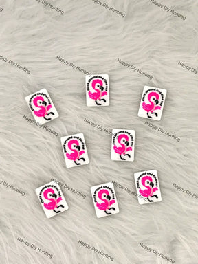 Playful Bird Themed Slogan Silicone Focal Beads for Nature Quote Beadable Pen