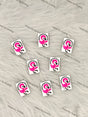 Playful Bird Themed Slogan Silicone Focal Beads for Nature Quote Beadable Pen