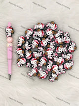 Playful Cat Silicone Focal Beads Wholesale for Pen DIY