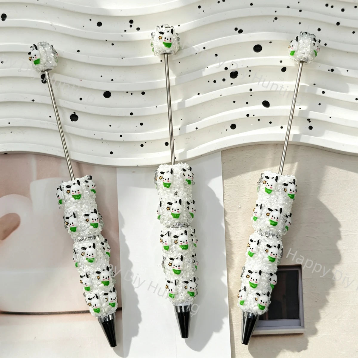 Pochacco Beadable Pens Wholesale, Matches All Focal Beads & Pen Toppers