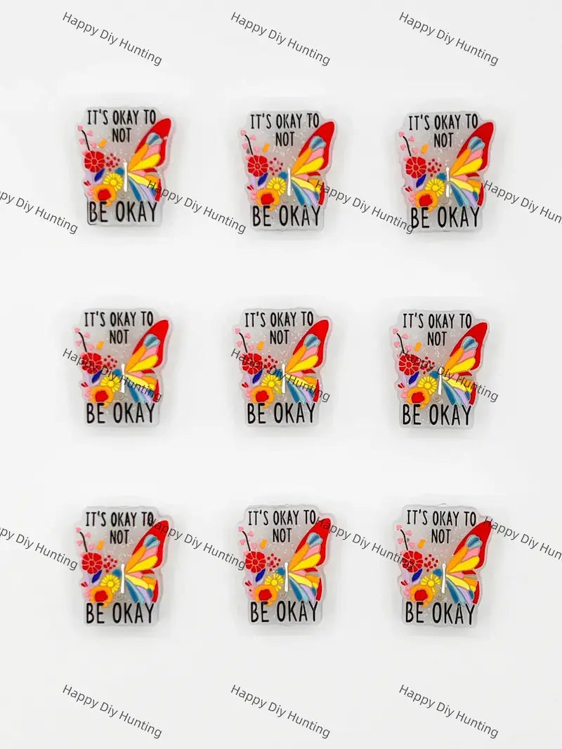 Positive Quote Silicone Focal Beads Wholesale for Pen DIY