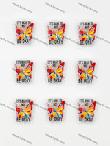 Positive Quote Silicone Focal Beads Wholesale for Pen DIY