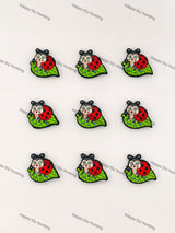 Pretty Coccinella Septempunctata Silicone Focal Beads Wholesale, silicone focal beads for pens