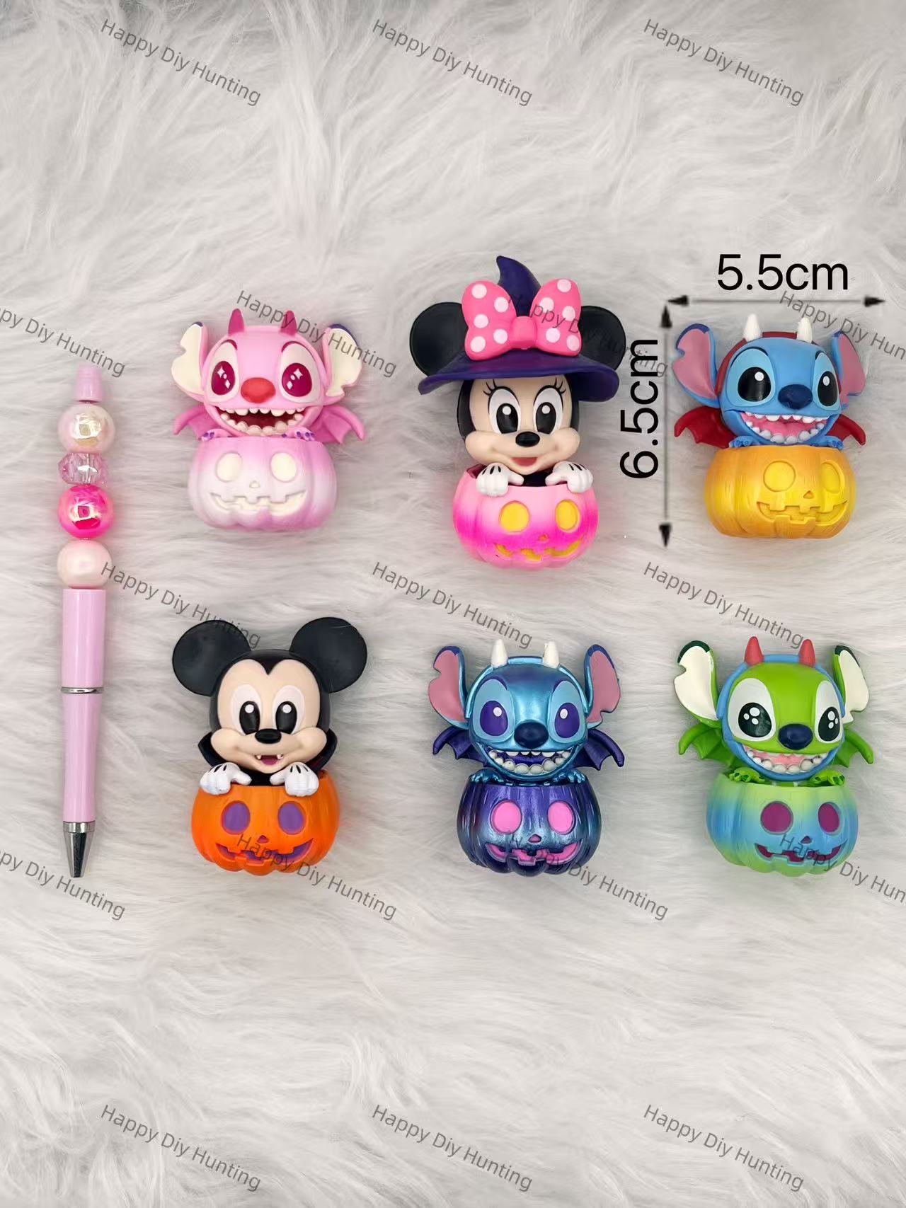 Pumpkin Stitch and his friends Pen topper